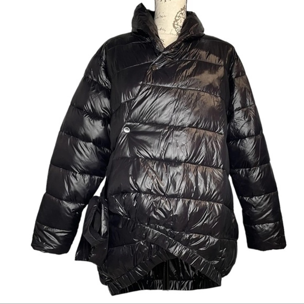 Universal Standard Black Puffer Coat